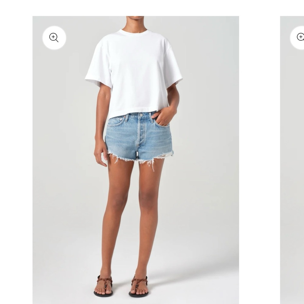 NWT AGOLDE Parker Vintage Cutoff Short from Anthropologie